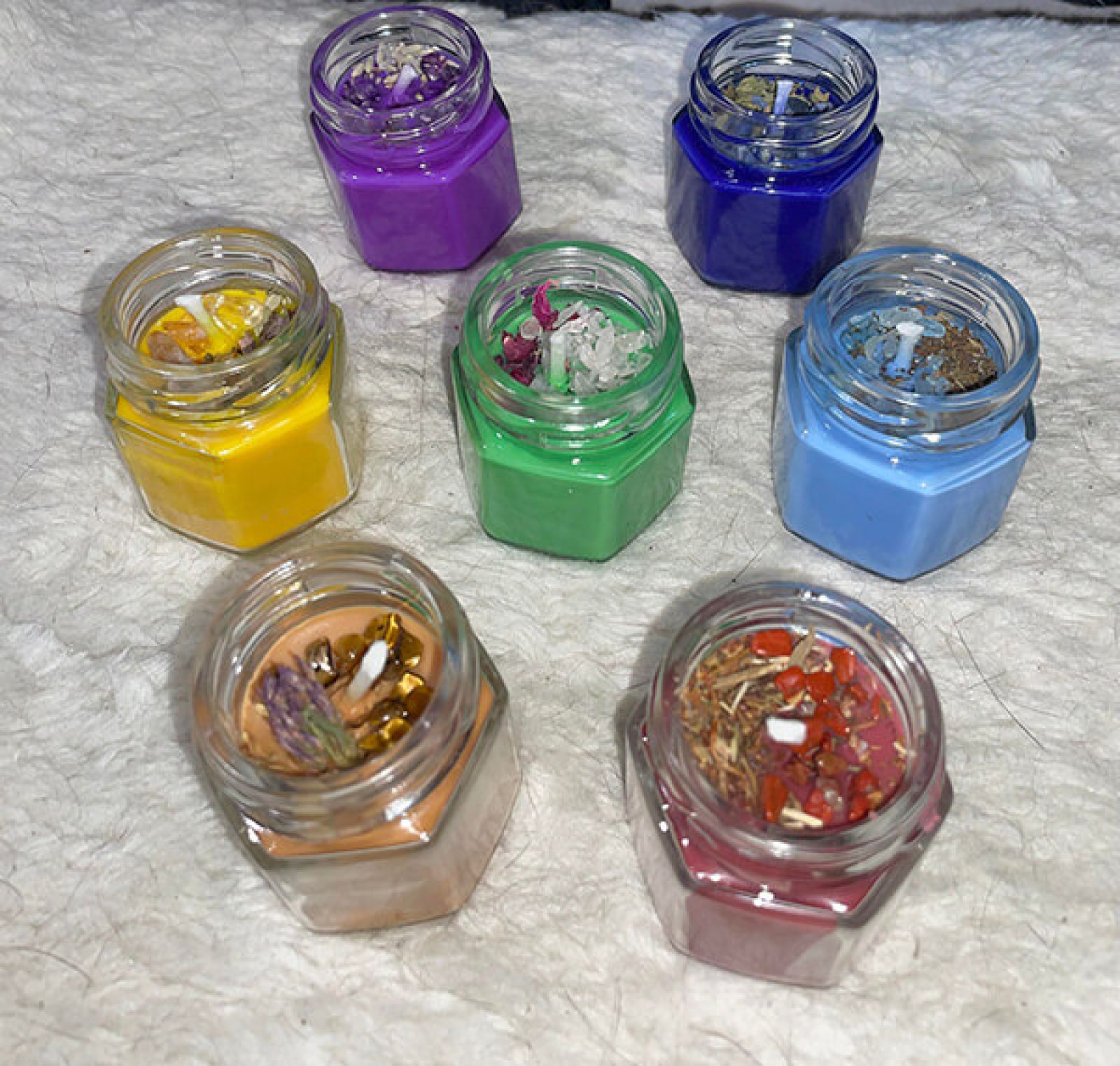 Essence of Witchcraft Chakra Candles second rendition